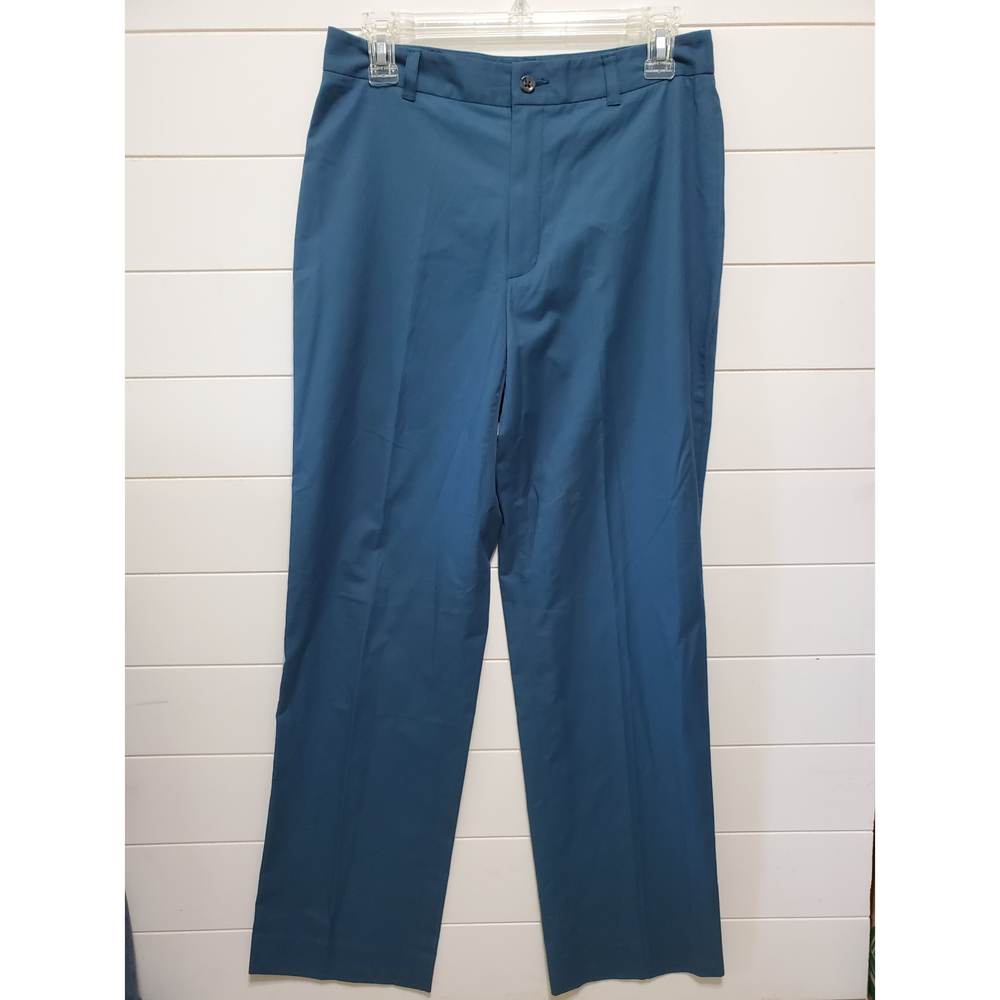 Banana Republic womens size 8 stretch casual cotton nylon spandex pants teal